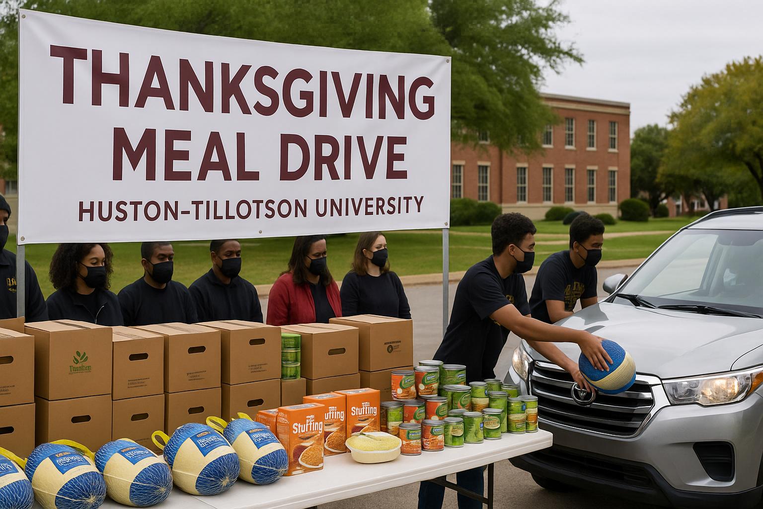 Huston-Tillotson University hosts holiday meal drive serving hundreds of Austin families
