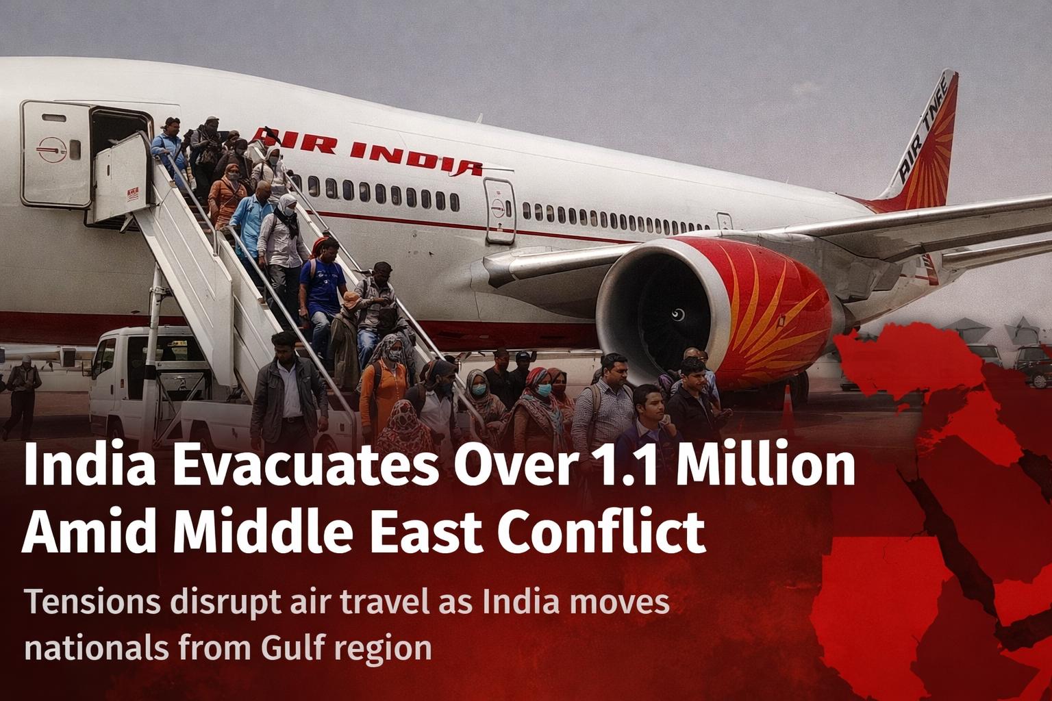 India moves over 1.1 million people from Gulf region during ceasefire window