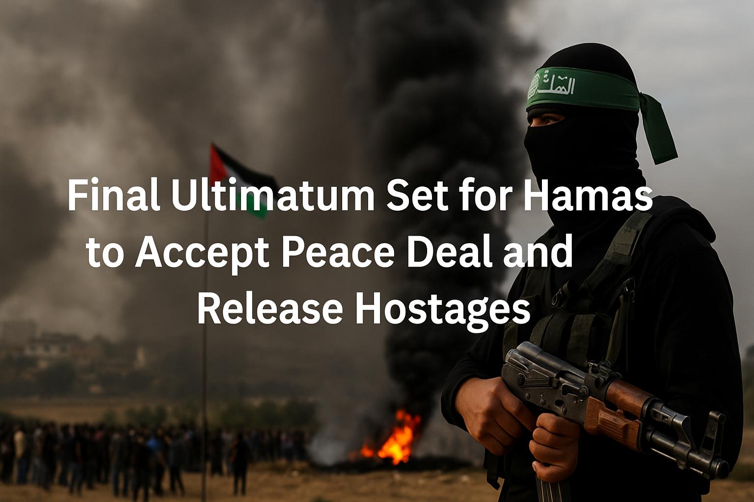 Final deadline issued for Hamas to accept peace deal and release hostages
