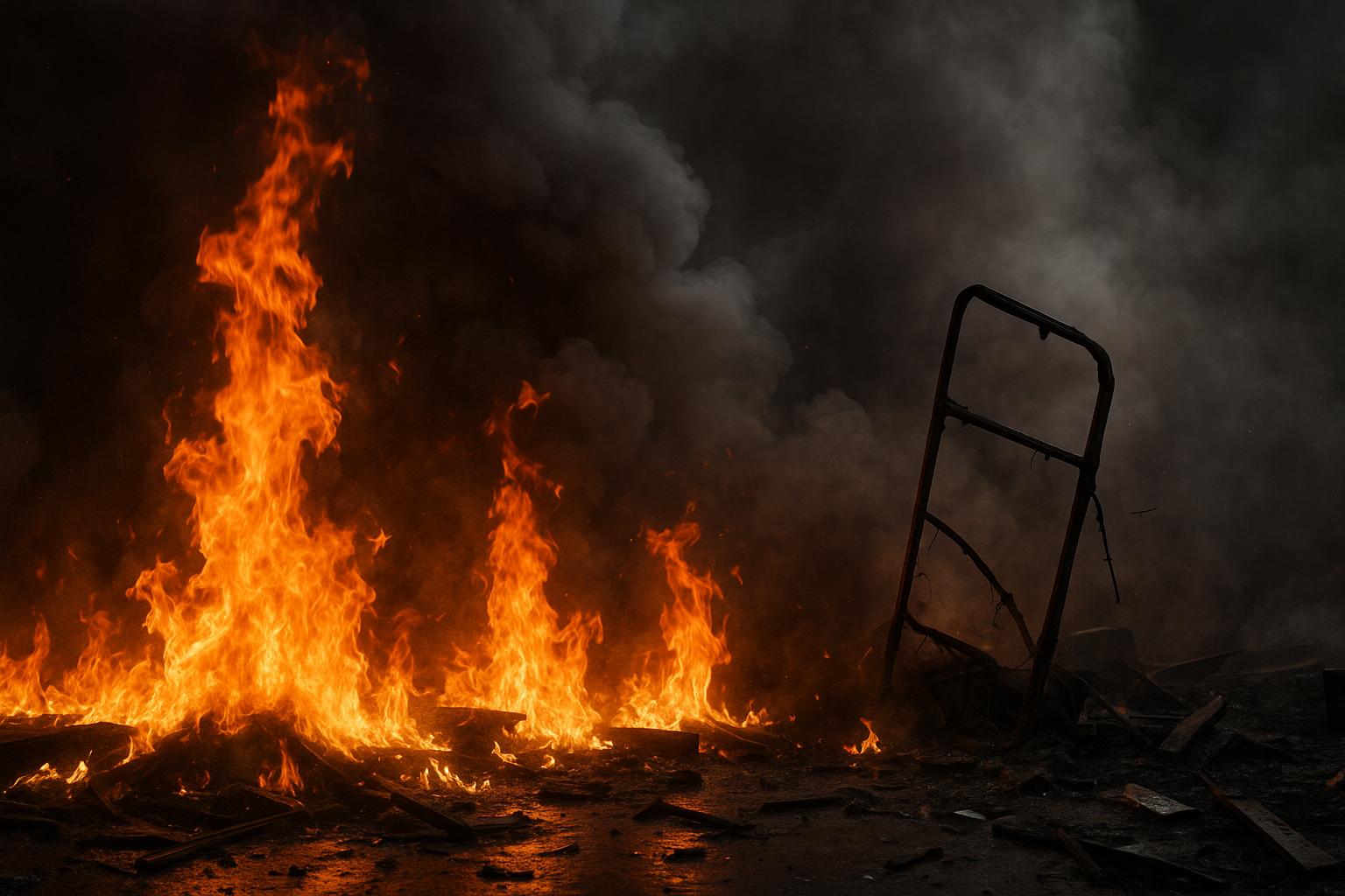 Argentina industrial blast triggers massive fire near Buenos Aires