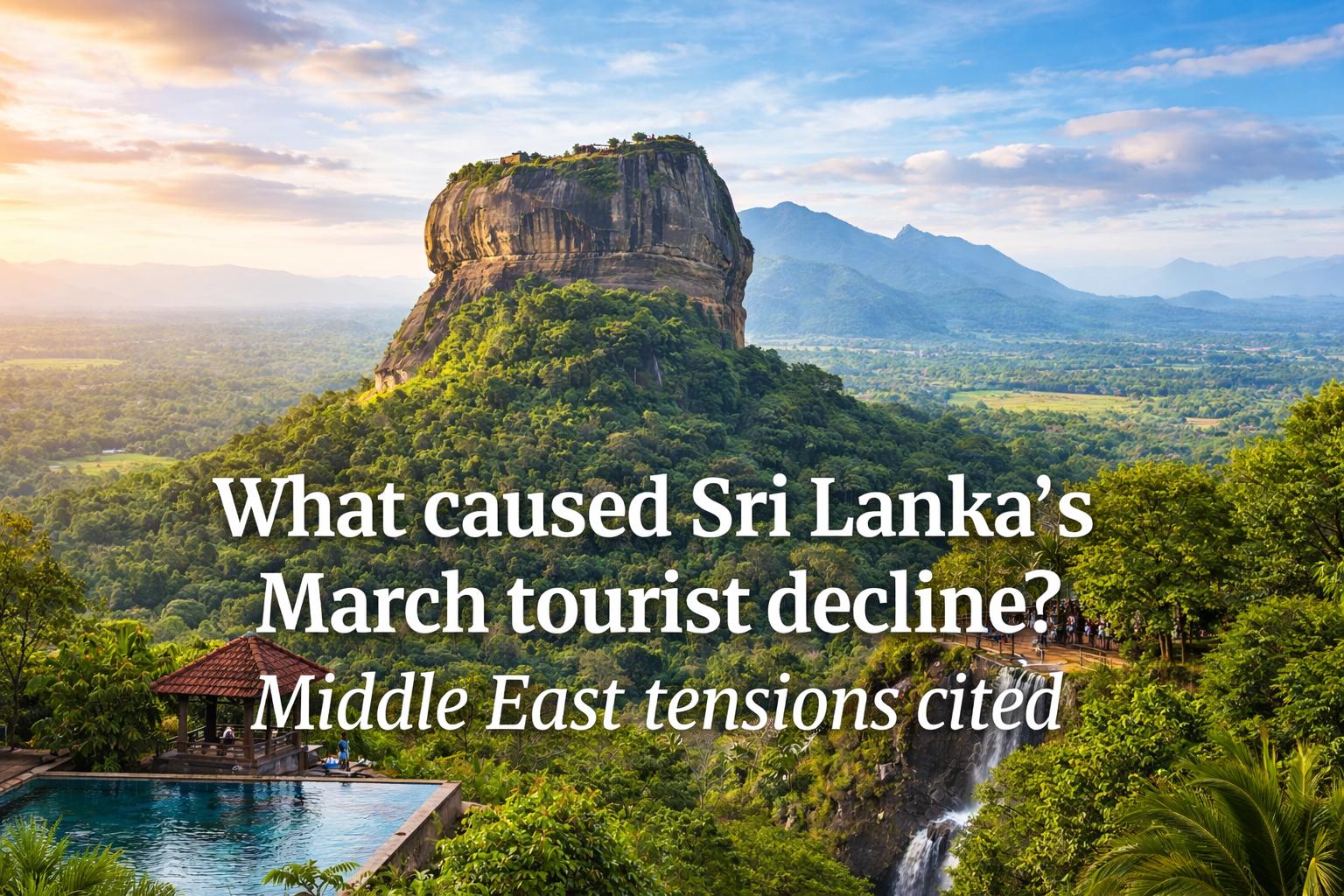 How did conflict affect Sri Lanka tourism March arrivals fall sharply
