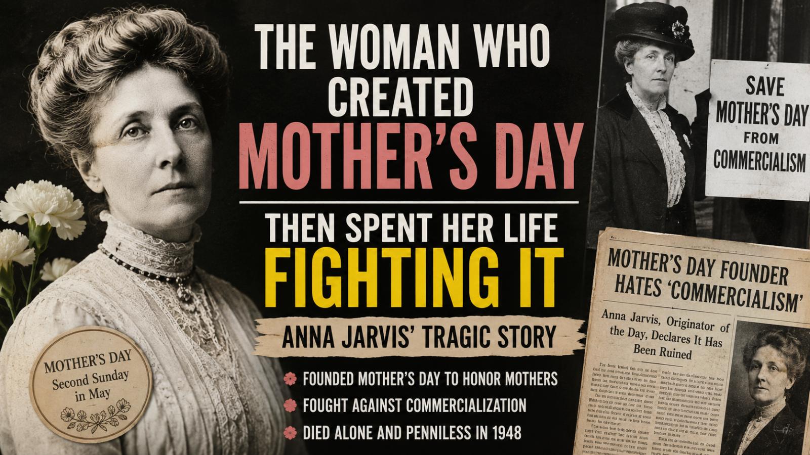 Anna Jarvis Regretted Creating Mother’s Day Before Dying Alone