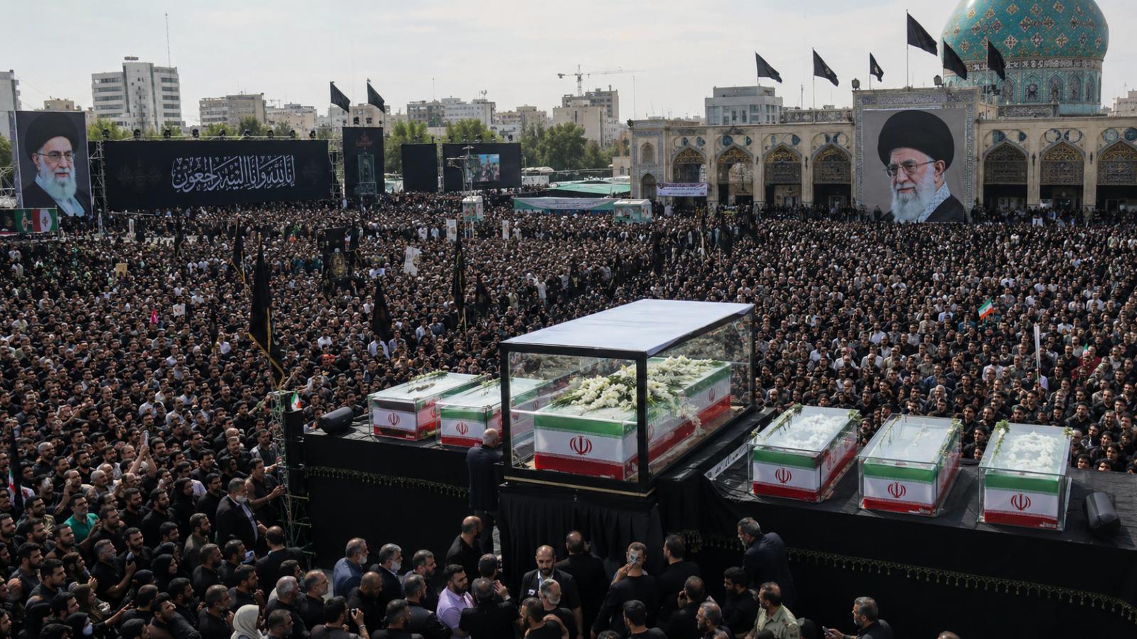 Khamenei Funeral Draws Crowds in Tehran as Iran Faces Postwar Pressure