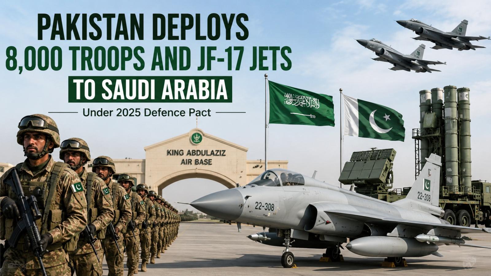 Pakistan Deploys JF-17 Jets, 8,000 Troops to Saudi Arabia