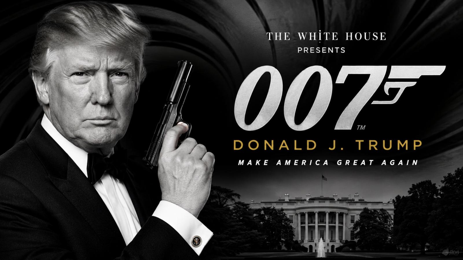 Trump 007 Meme Goes Viral After White House Bond-Style Post
