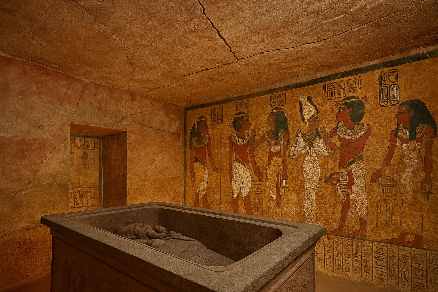 Tutankhamun’s tomb faces collapse threat as scientists warn of major structural damage