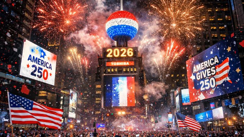 Times Square New Year’s Eve to launch America’s 250th anniversary celebrations