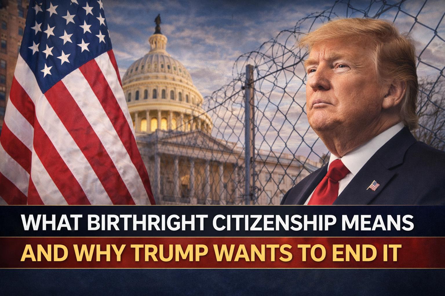 What birthright citizenship means and why Trump wants to end it