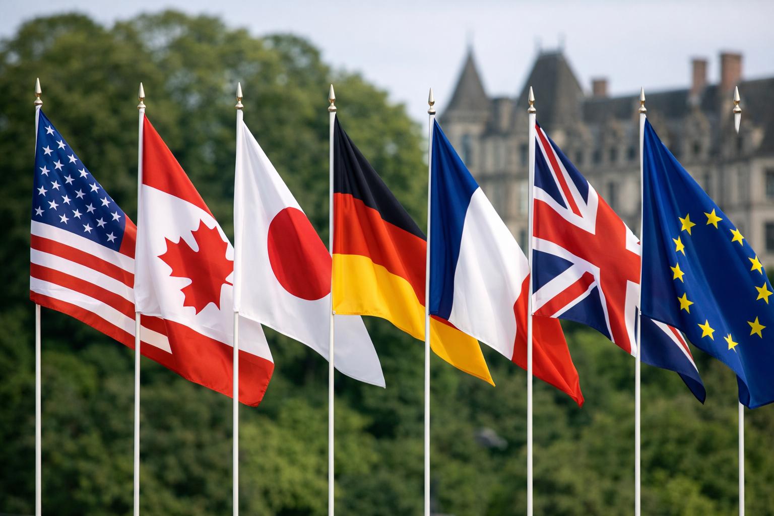 G7 urges halt to civilian attacks in Iran war, vows Hormuz security