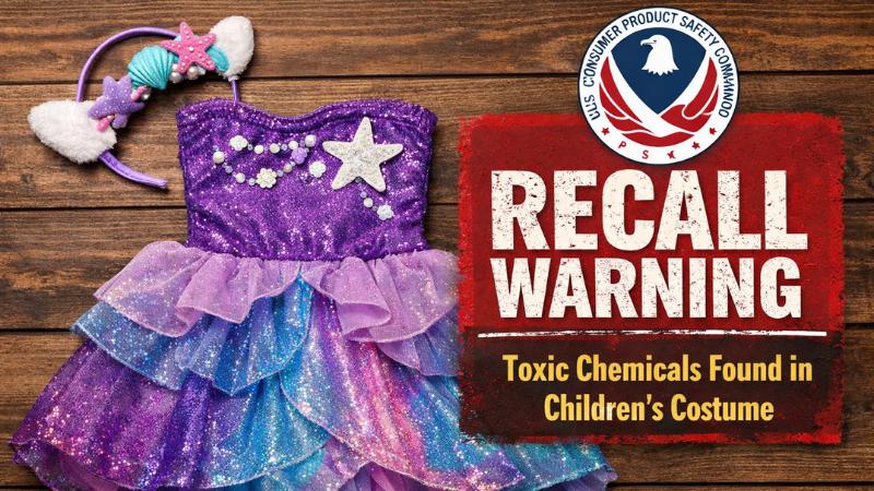 Amazon recalls children’s mermaid costume over toxic chemicals, safety officials warn