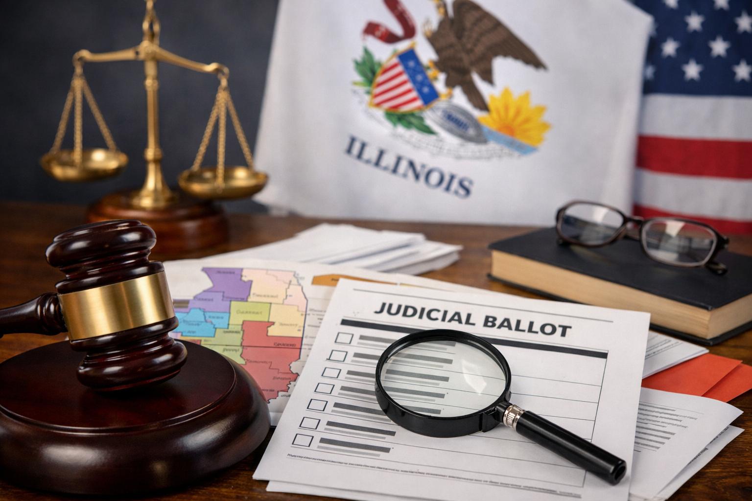 Illinois judicial elections 2026 how voters can research judges on the ballot