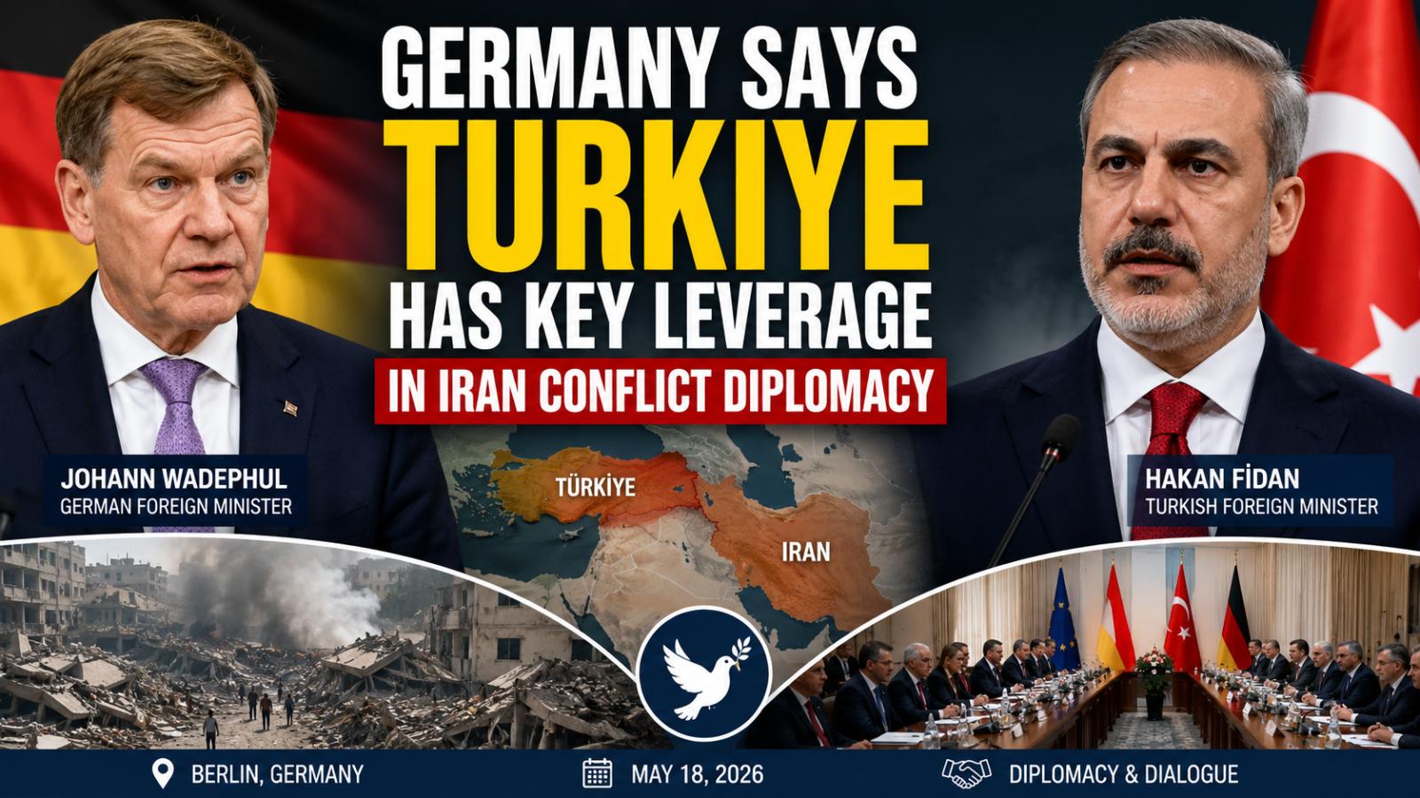 Germany Says Turkiye Has Key Leverage in Iran Conflict Diplomacy