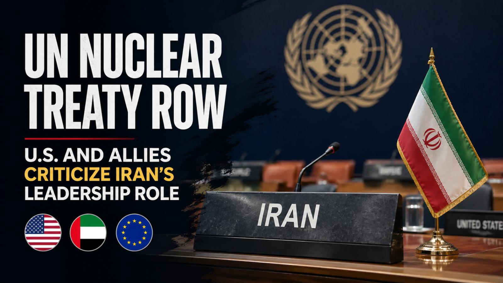 Why did the UN grant Iran a leadership role? It reflects procedural voting dynamics despite criticism