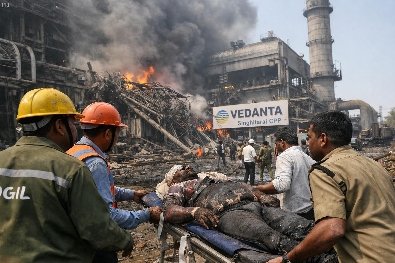 Deadly explosion at Vedanta plant in India leaves 10 workers dead, dozens injured