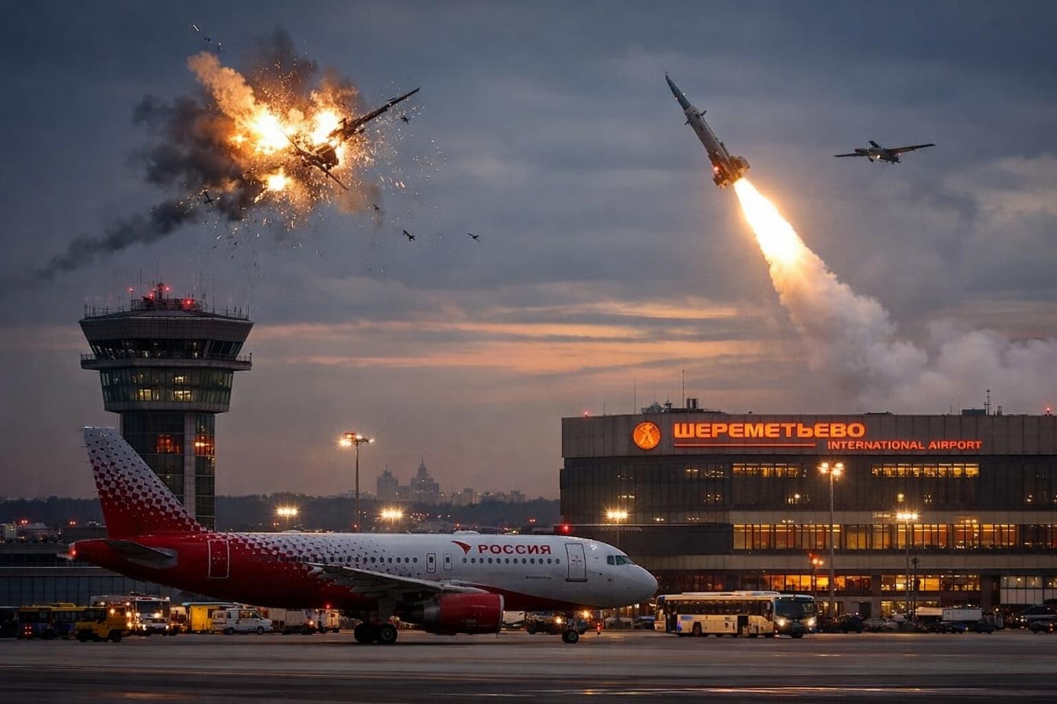 Moscow airports shut after Ukrainian drone attack triggers air alert