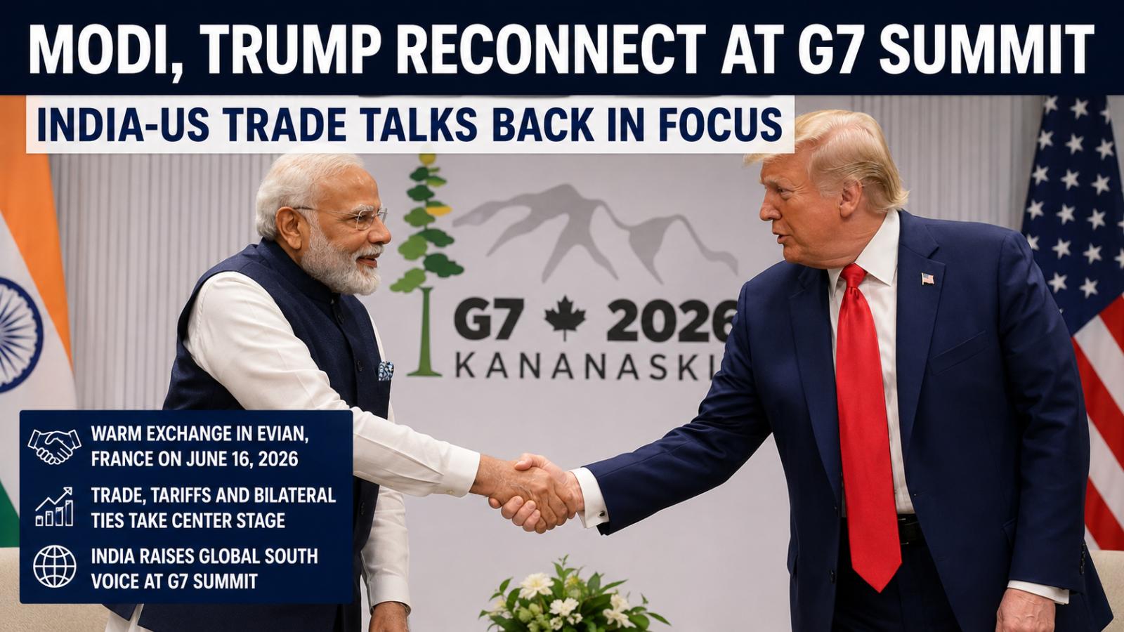 Modi-Trump G7 Meeting in Evian Puts India-US Trade in Focus