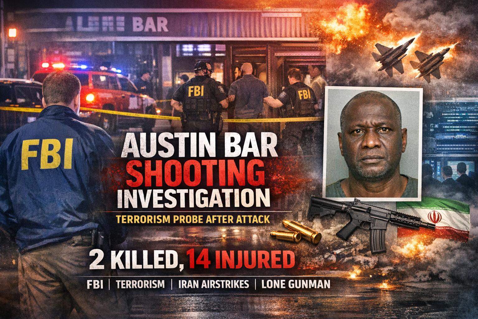 Possible terrorism under investigation after Austin bar shooting kills 2, injures 14