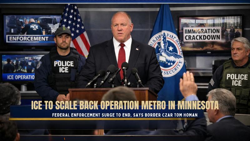 Minnesota immigration surge to conclude, says border czar Tom Homan