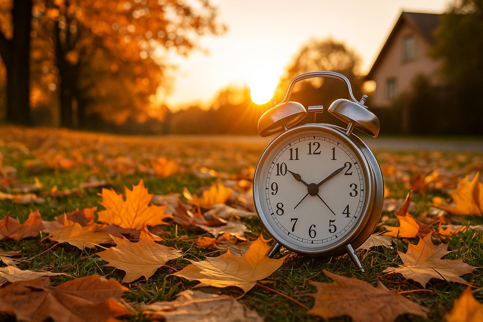 Daylight Saving Time ends tonight clocks fall back and sunset comes earlier