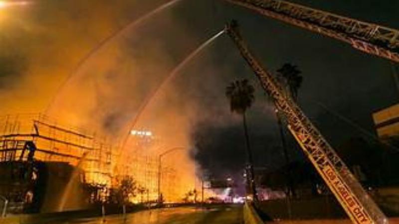 Fire Destroys Buildings on Vosseller Avenue, Displaces Eight Families