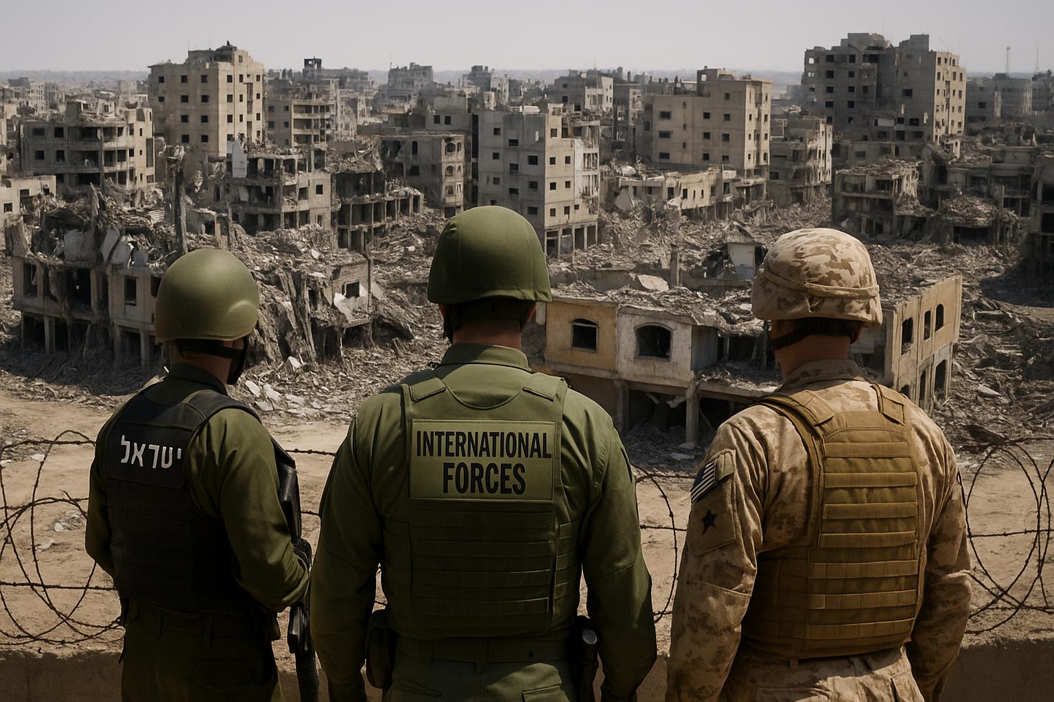 US plan for Gaza outlines divided security zones under new proposal