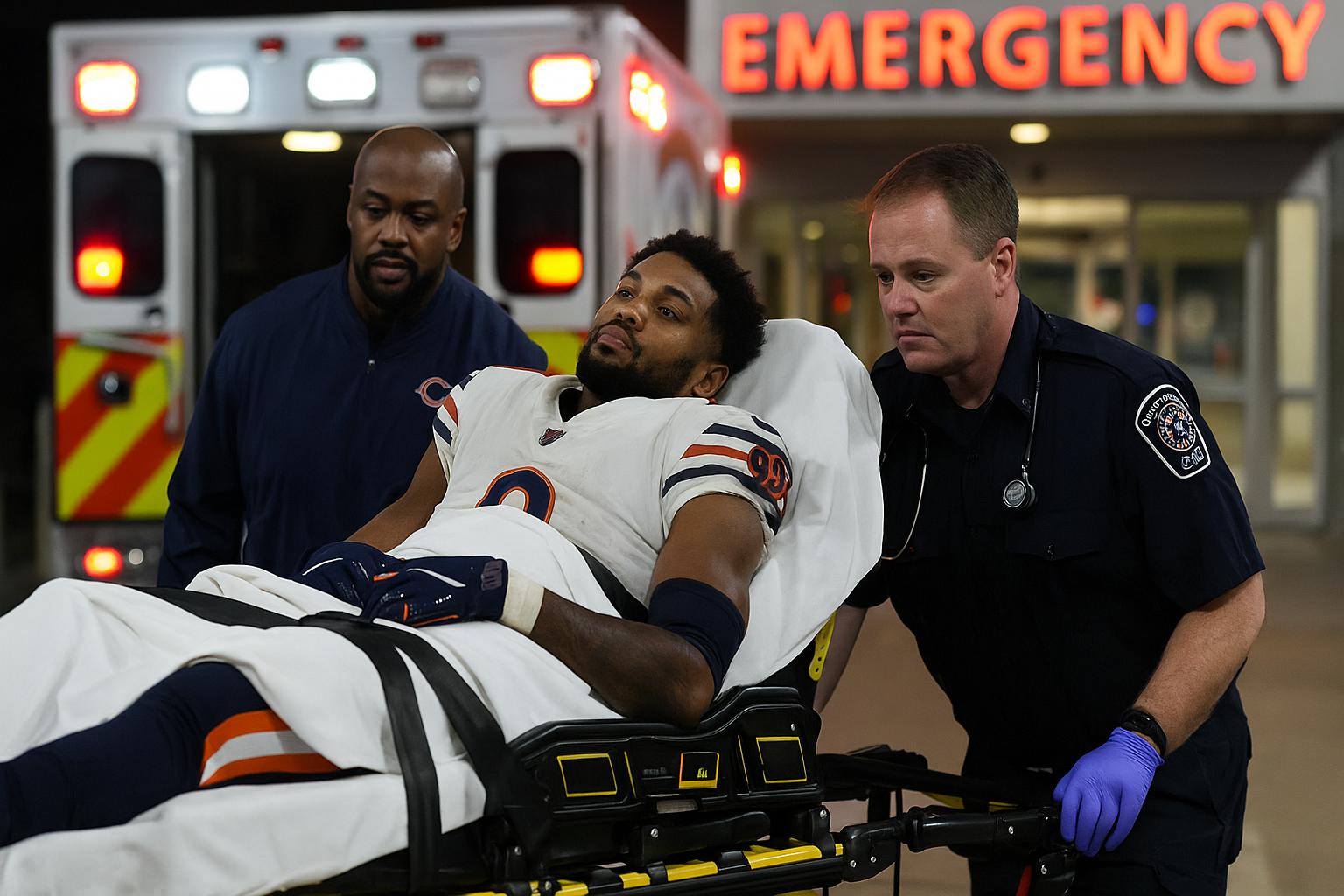 Bears Star D.J. Moore Hospitalized After Win, Stays in D.C. for Evaluation