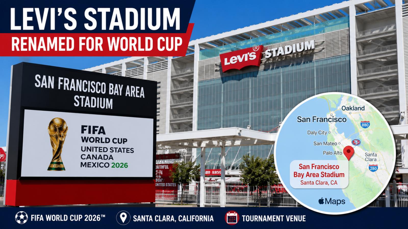Why Levi’s Stadium Is Listed as San Francisco Bay Area Stadium