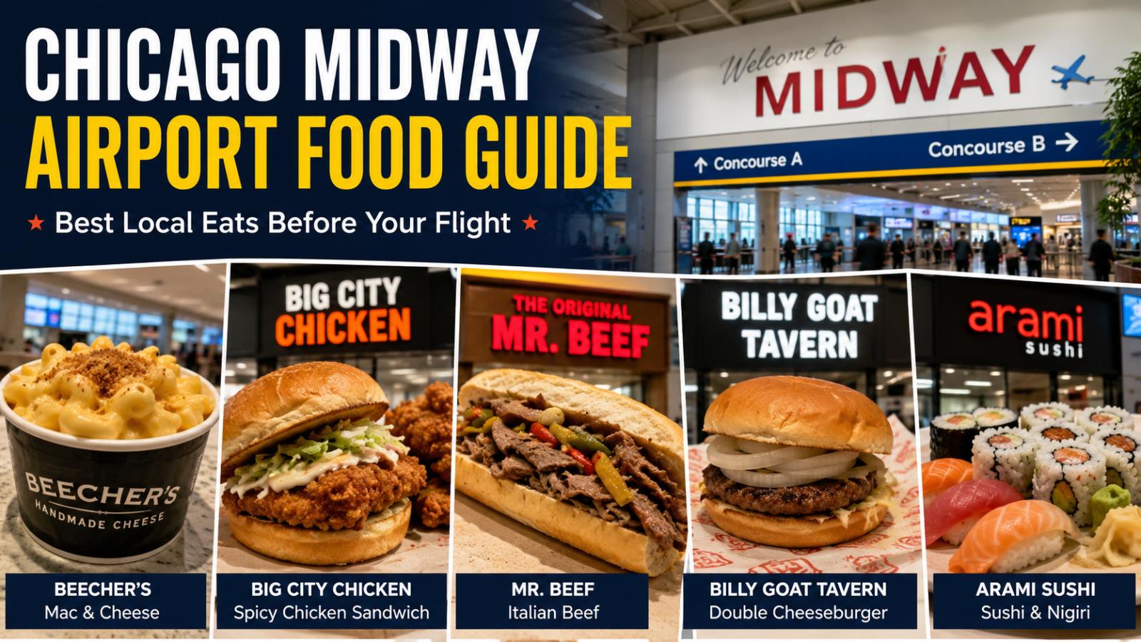 Chicago Midway Airport Food Guide Best Local Eats