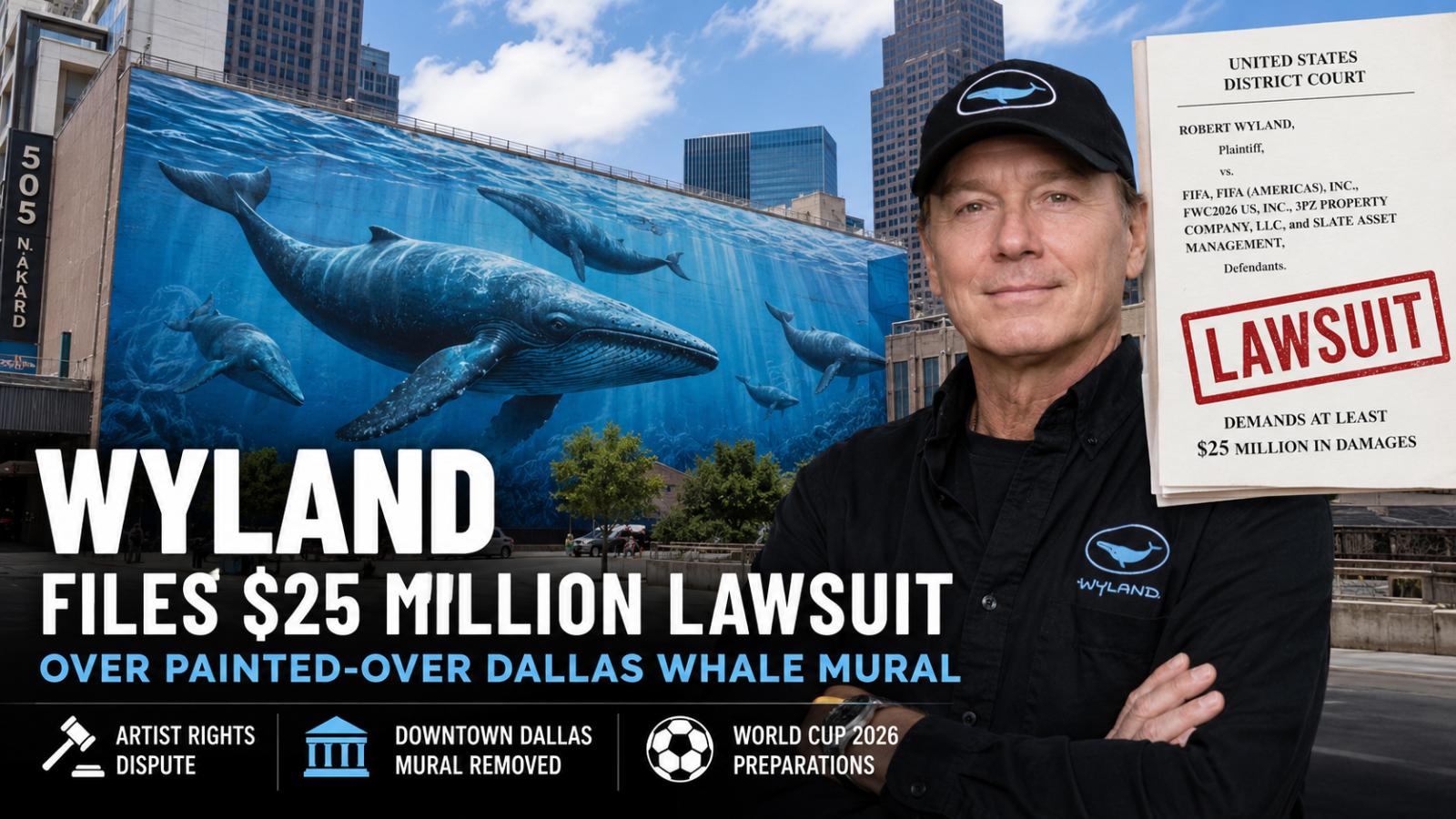 Wyland Sues Over Downtown Dallas Whale Mural Removal