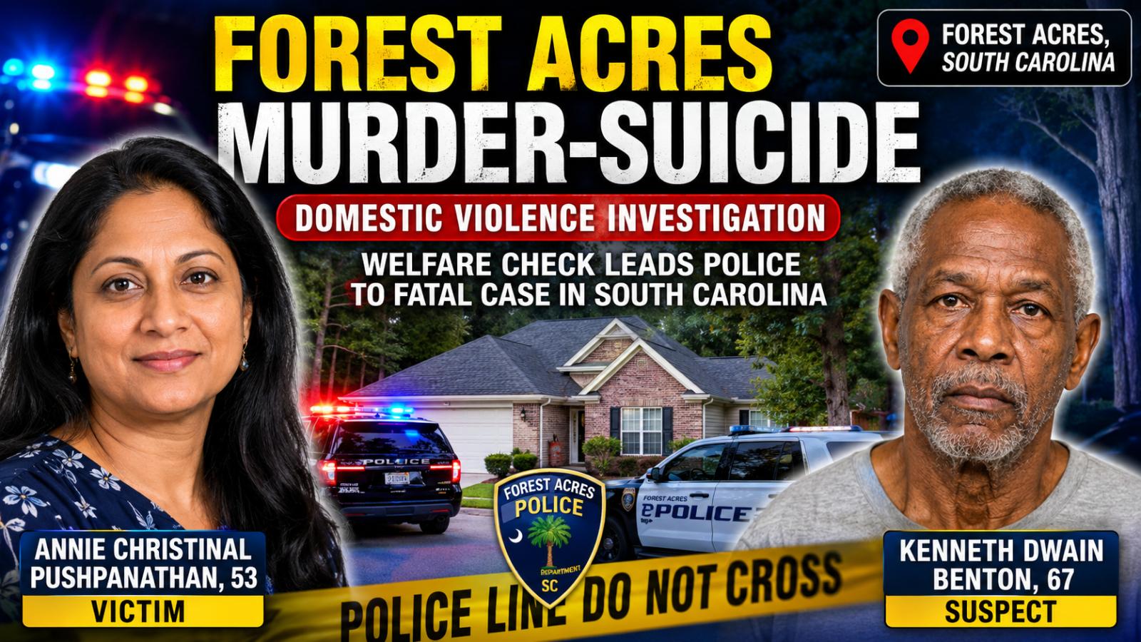 Indian-Origin Woman Killed in Forest Acres Murder-Suicide