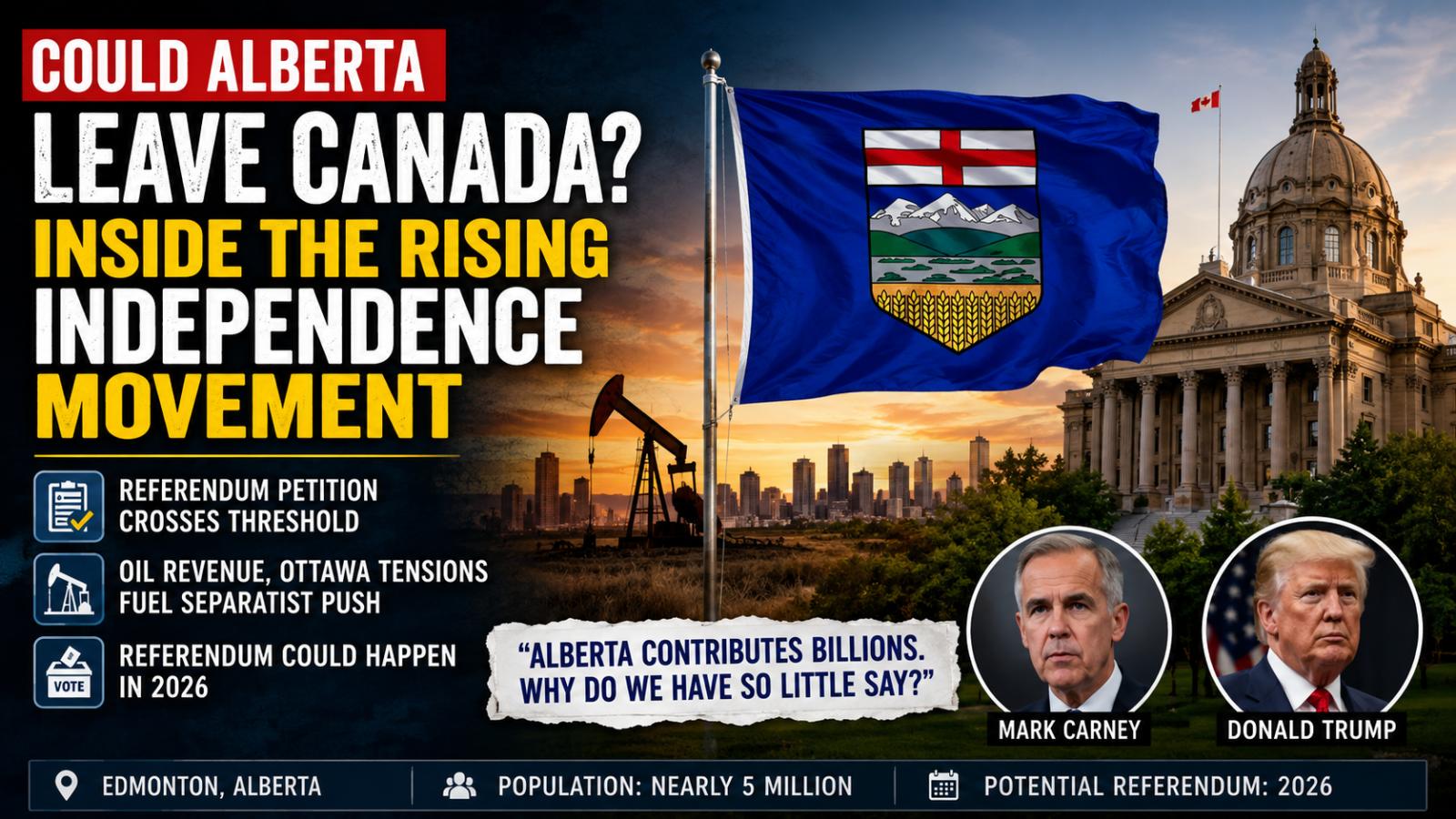 Could Alberta Leave Canada? Inside the Rising Independence Movement and 2026 Referendum Push