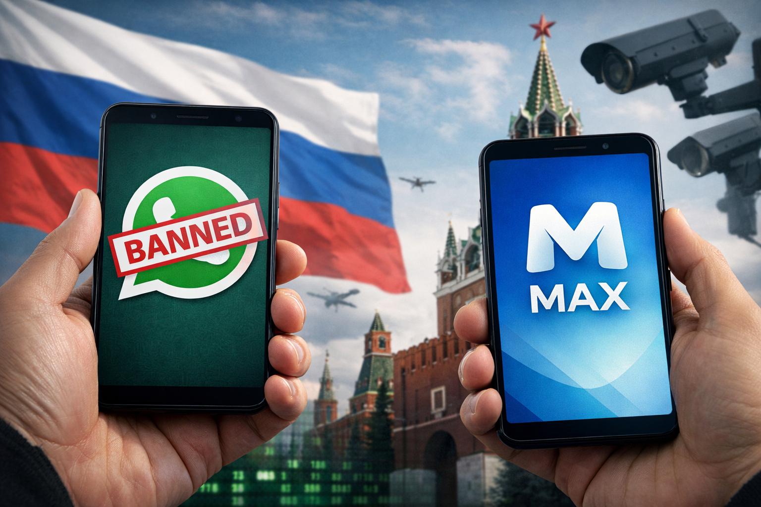 Russia blocks WhatsApp nationwide, launches state-backed MAX messenger