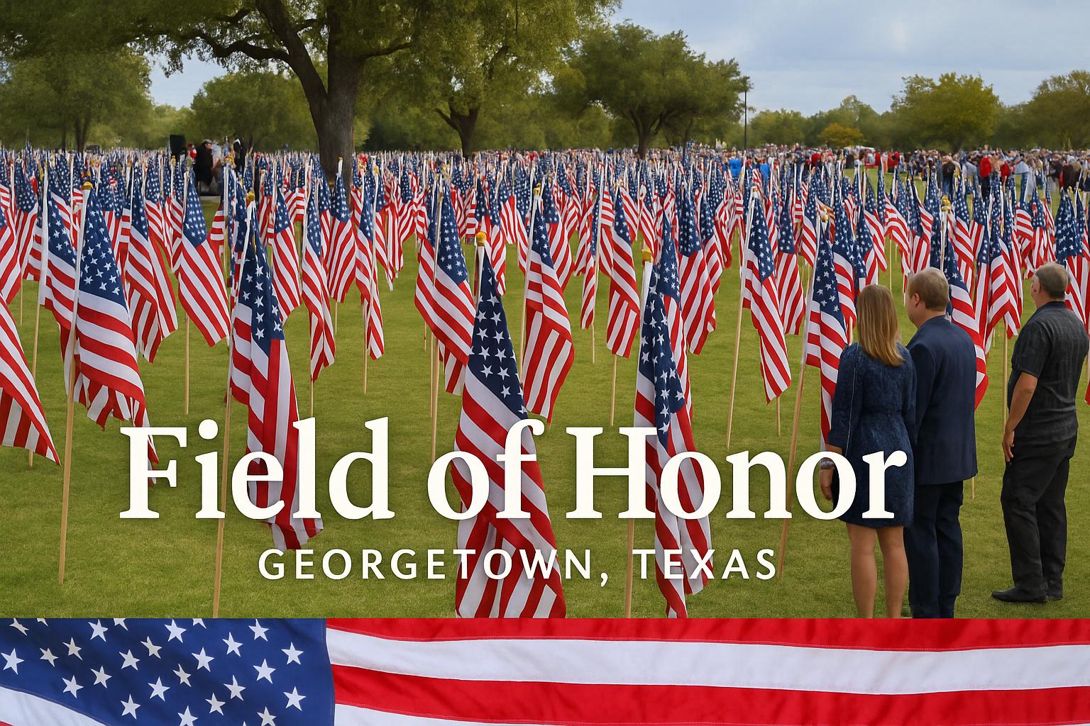 Georgetown’s Field of Honor showcases 2,000 flags for Veterans Day tribute