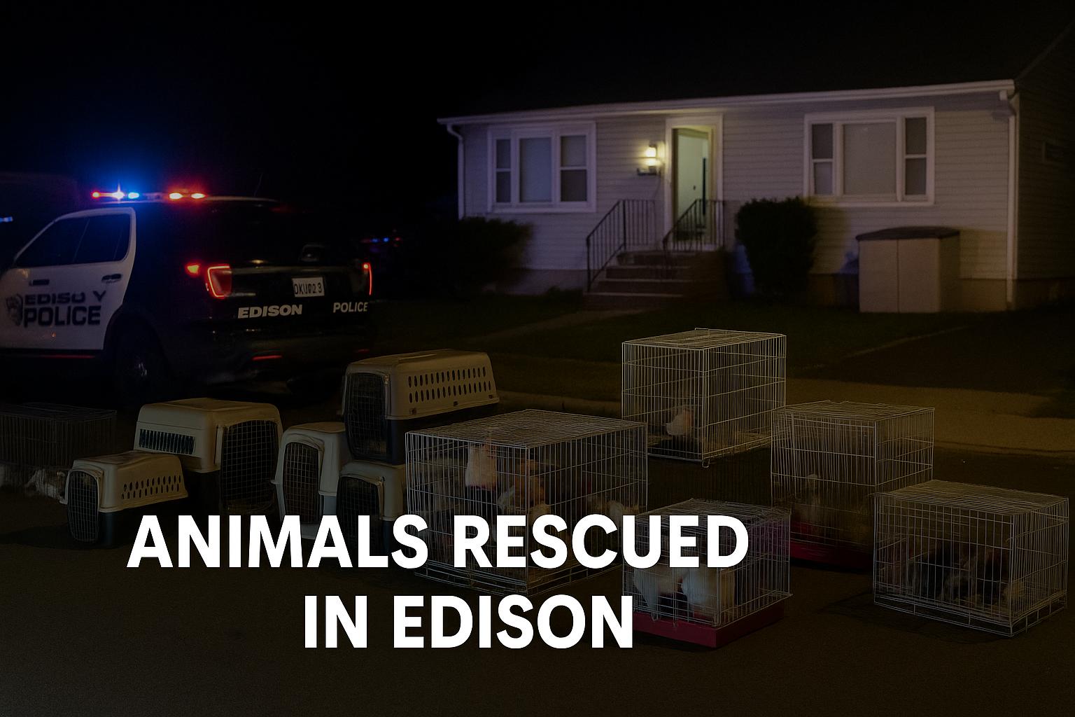 Edison home condemned after police find dozens of animals in squalor