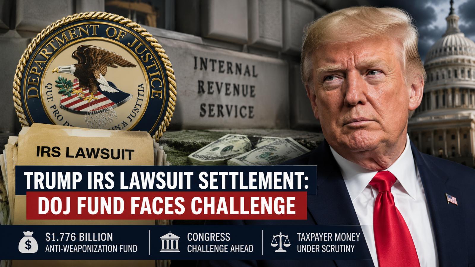 Trump IRS Lawsuit Settlement Explained DOJ Fund Faces Challenge
