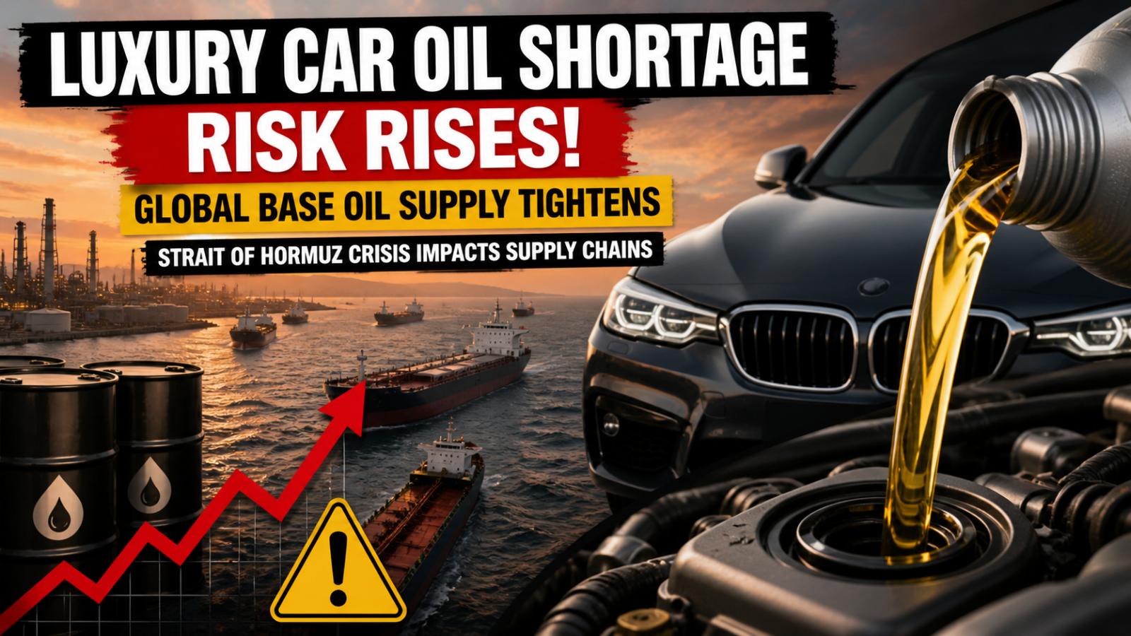 Luxury Car Oil Shortage Could Hit Soon: What the Global Base Oil Crisis Means for You