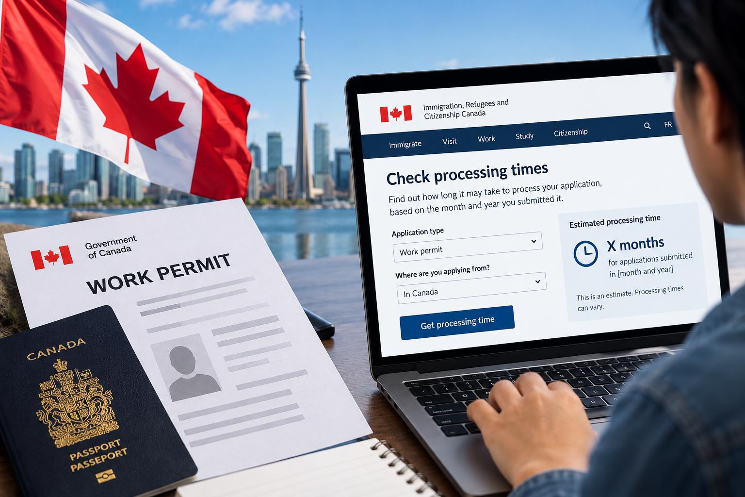 Canada work permit processing times get personalized estimates