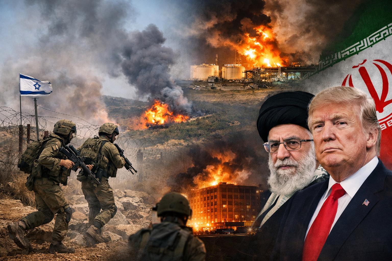 US–Israel–Iran War  West Asia conflict intensifies as Israel expands operations and tensions spread