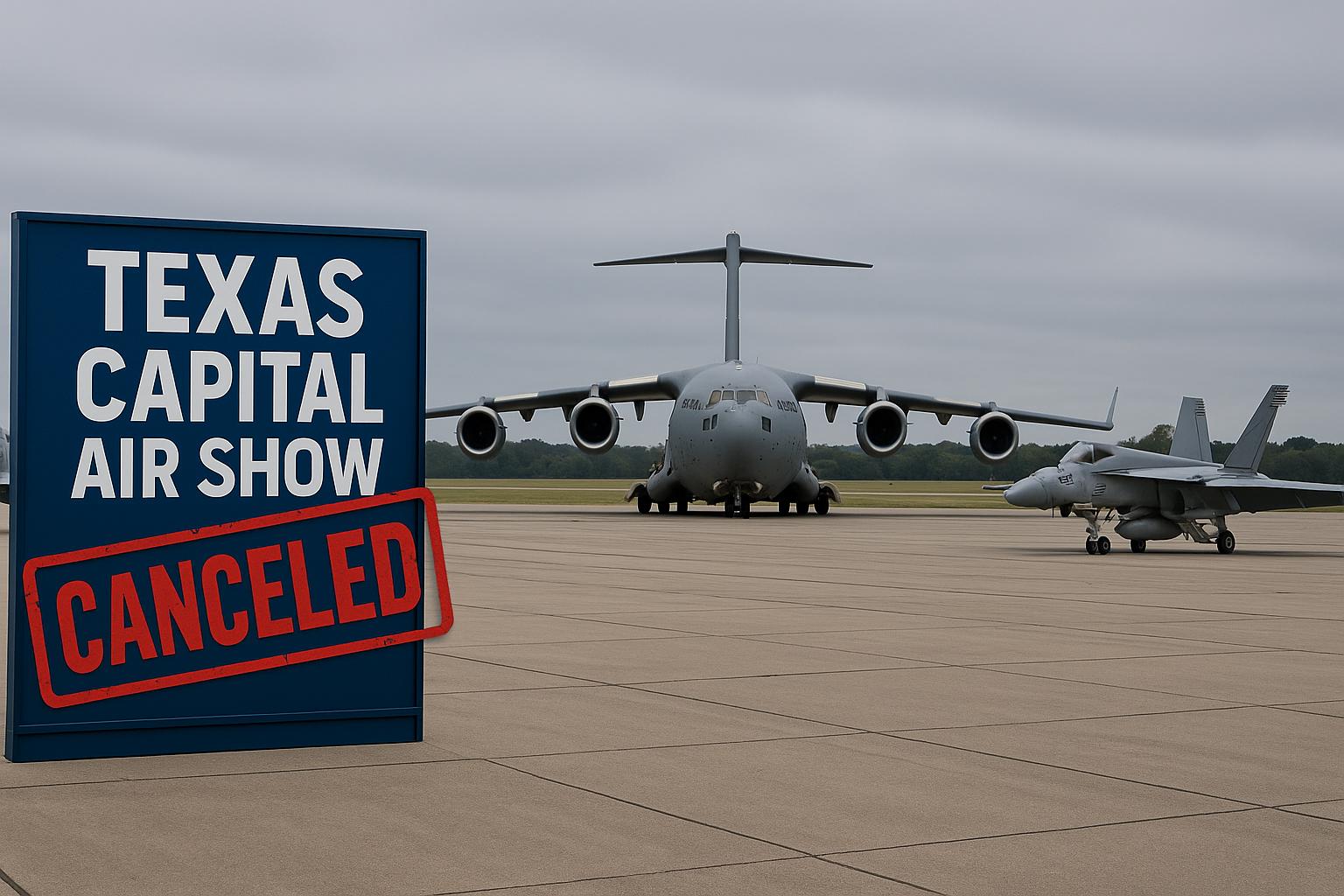Texas Capital Air Show canceled amid government shutdown, rescheduled for 2026