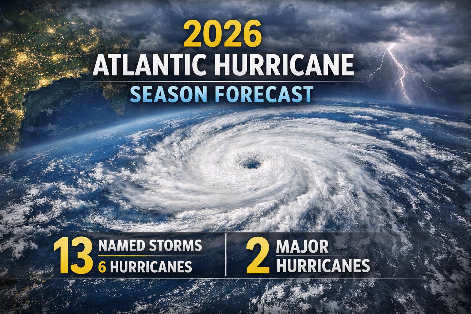 CSU forecasts below-average 2026 Atlantic hurricane season outlook