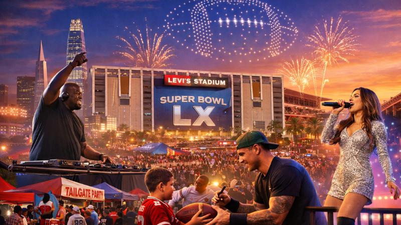 Super Bowl LX week events light up the Bay Area with concerts and fan festivals