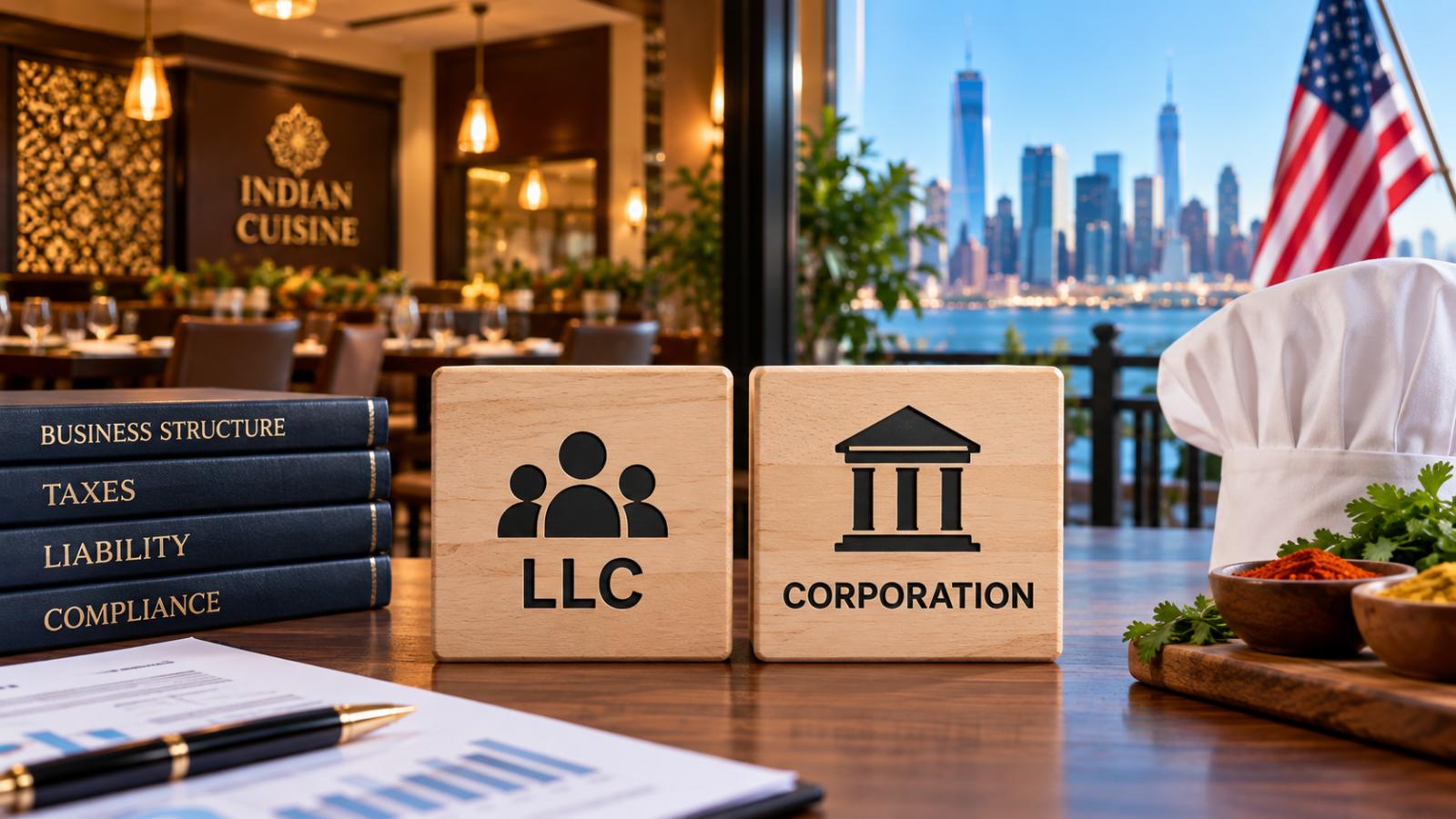 LLC or Corporation for NRI Restaurant Owners in the USA?