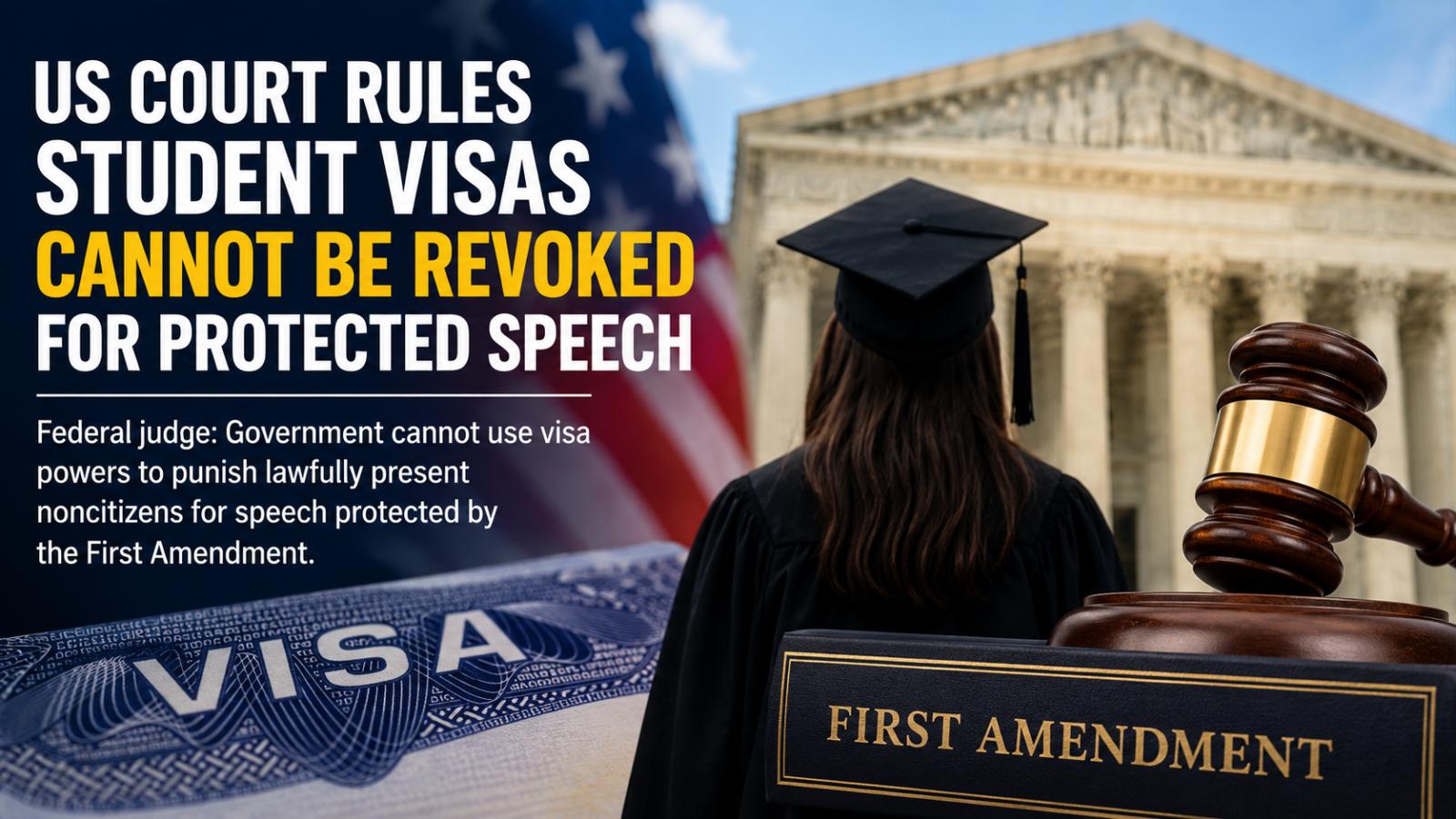 US court limits student visa action over protected speech