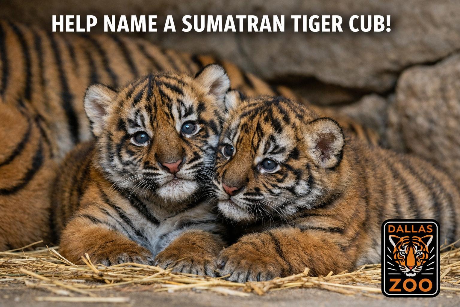 Dallas Zoo invites public to name endangered Sumatran tiger cub