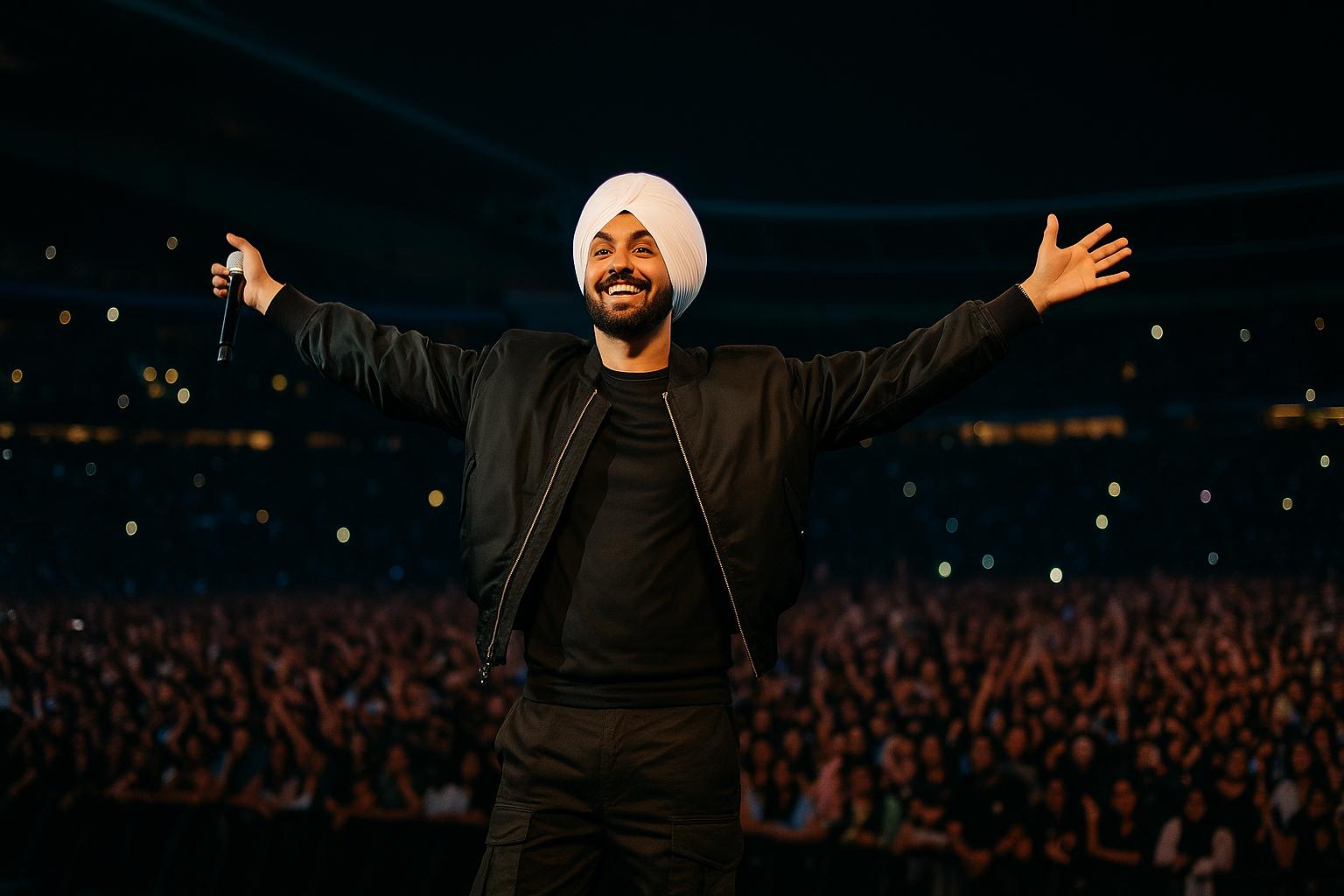 Diljit Dosanjh makes history with sold-out Sydney stadium show on Aura Tour 2025