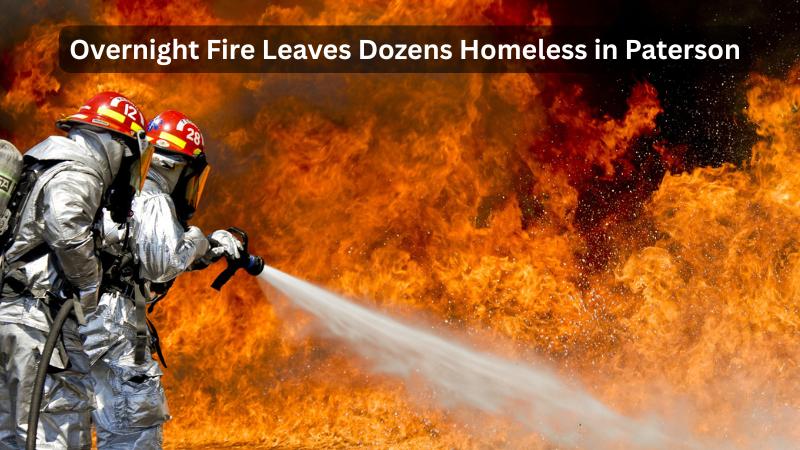 Large Paterson fire damages multiple homes and displaces dozens overnight