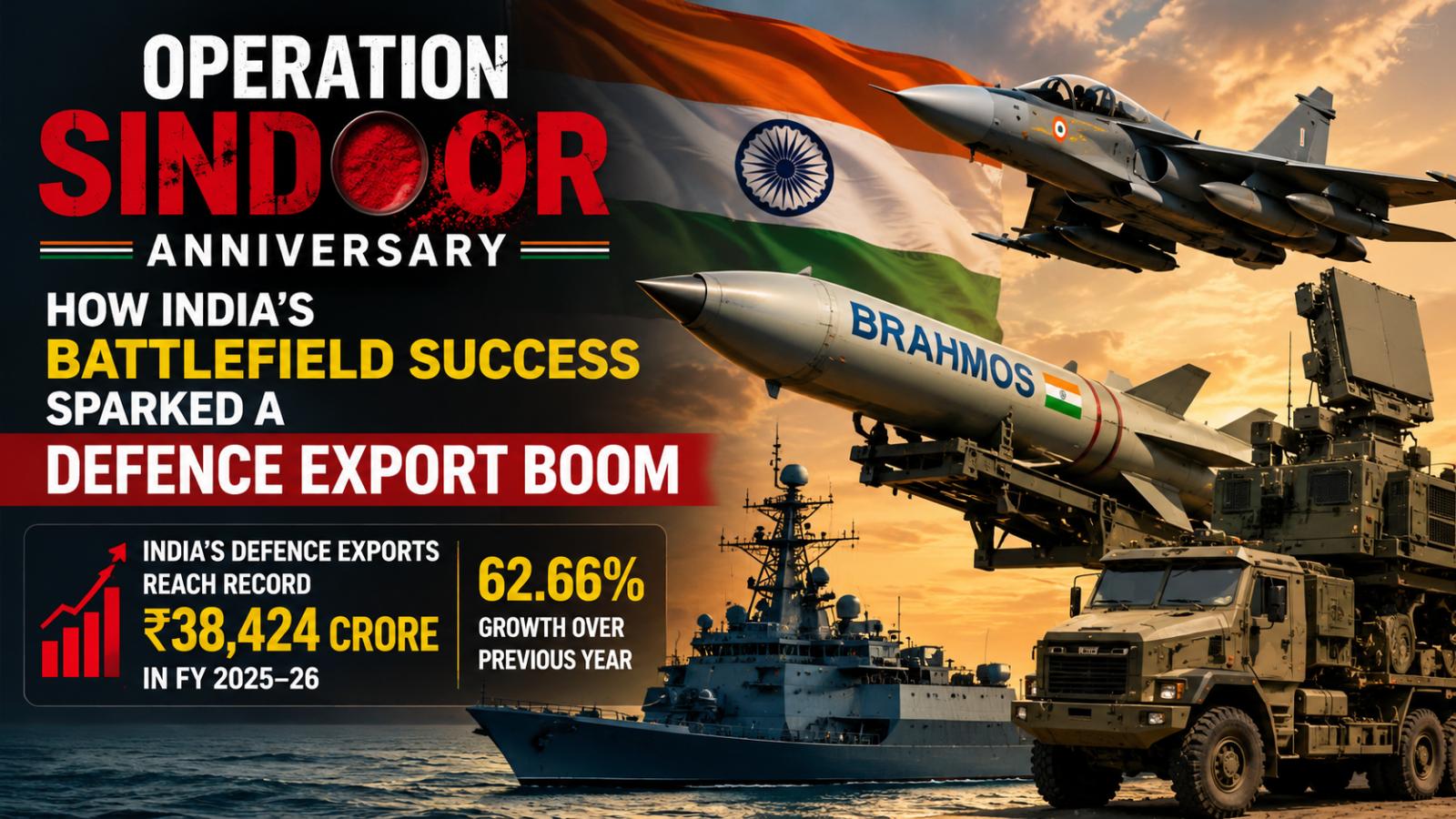 Operation Sindoor Anniversary: How India’s Battlefield Success Sparked a Defence Export Boom