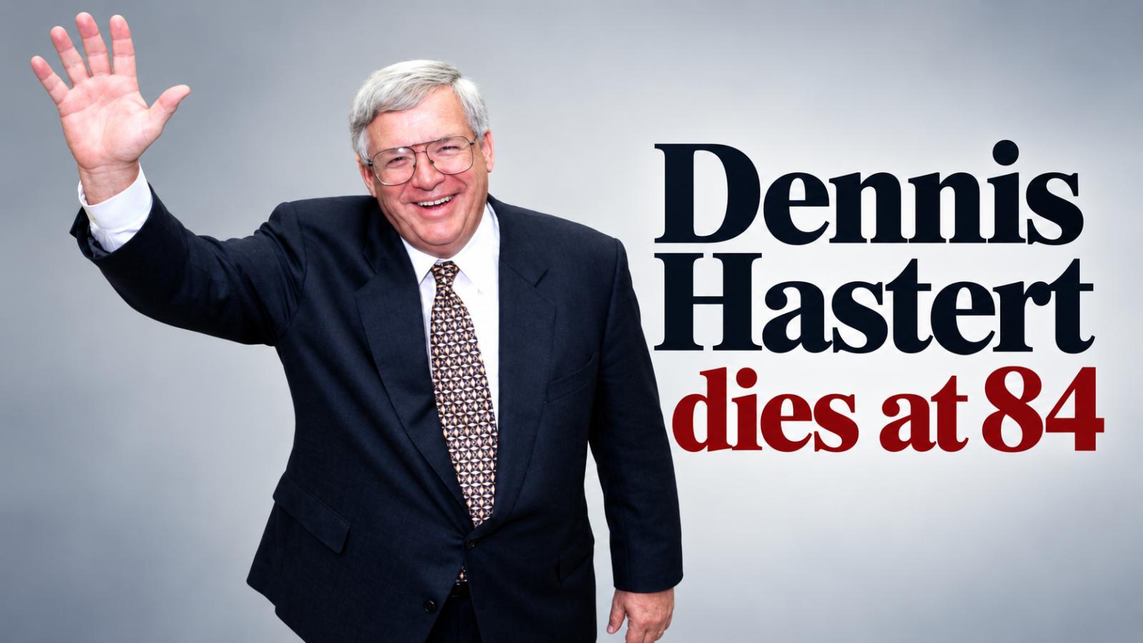 Dennis Hastert dies at 84, former House speaker and GOP leader