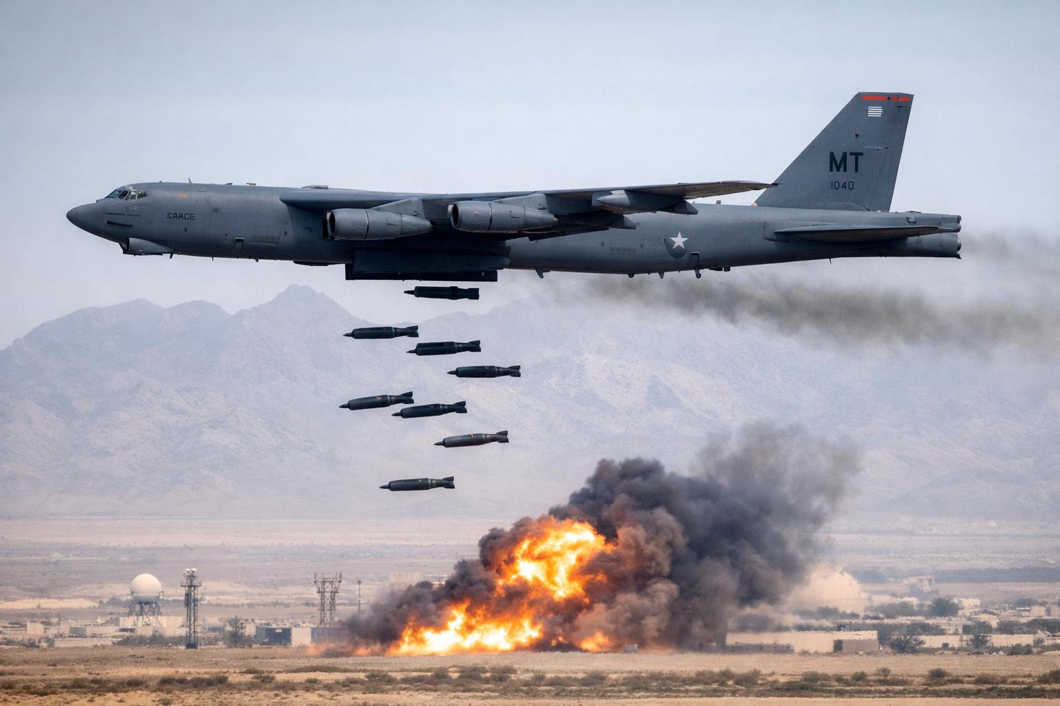 US military highlights B-52 airpower after strikes during Operation Epic Fury