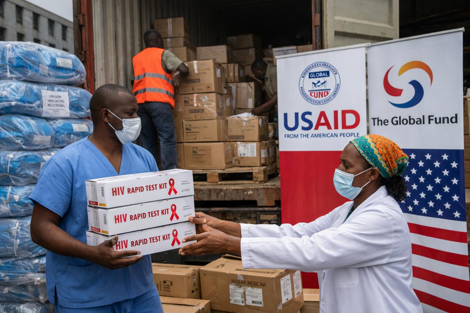 Changes to U.S. medical aid system may risk HIV and malaria supply chains
